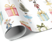 Notenkrakersverjaardagsfeestje Cadeaupapier (Rol Hoek)