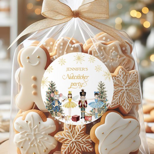 Notenkrakersverjaardagsfeestje Ronde Sticker