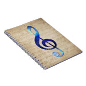 Notenschlüssel Notitieboek (Rechterzijde)