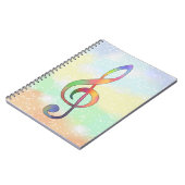 Notenschlüssel notitieboek (Linkerzijde)