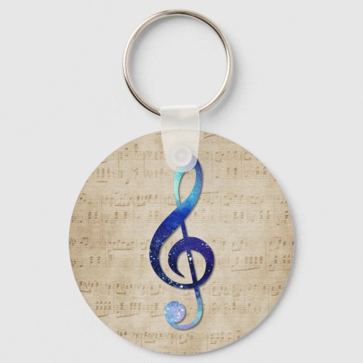 Notenschlüssel Sleutelhanger (Voorkant)