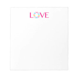 Notepad voor Love & Butterflies Notitieblok