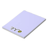 Notepad with cute tenball designer notitieblok (Gedraaid)