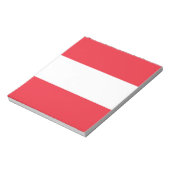 Notepad with Flag of Austria Notitieblok (Gedraaid)