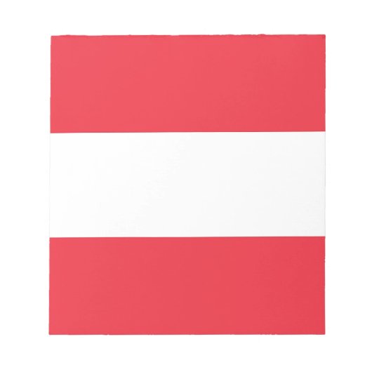 Notepad with Flag of Austria Notitieblok (Voorkant)