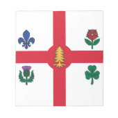 Notepad with Flag of Montreal, Canada Notitieblok (Voorkant)