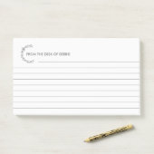 Notes 3M Post-it® personnalisées (Sur un bureau)