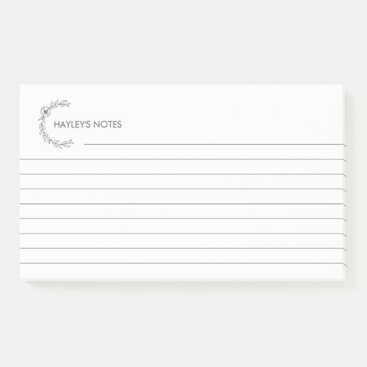 Notes 3M Post-it® personnalisées (Devant)