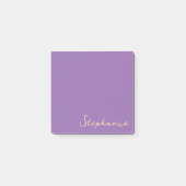 Notes adhésives Post-it Script Violet Personnalisé (Devant)