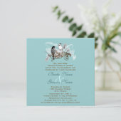 Notes blanches de Faire-part de mariage Inséparabl (Debout devant)