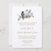 Notes blanches de Faire-part de mariage Inséparabl (Devant)