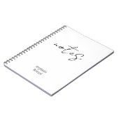 Notes Carnet de nom personnalisé (Côté gauche)