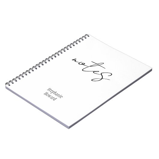 Notes Carnet de nom personnalisé (Côté gauche)