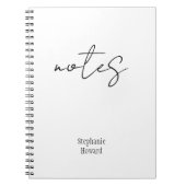 Notes Carnet de nom personnalisé (Devant)