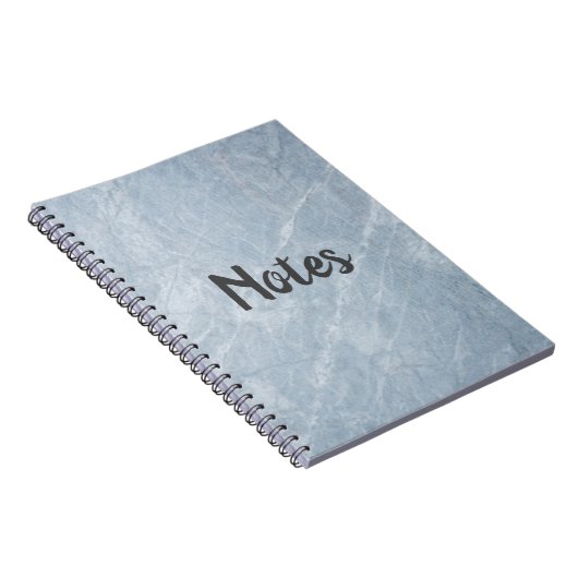 Notes Carnet Effet de marbre gris (Côté Droit)