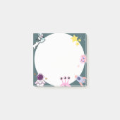 Notes collantes à thème espace mignon post-it note (Devant)