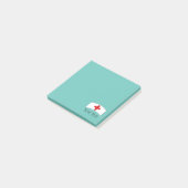 Notes collantes de post-it mignon d'infirmière (Incliné)