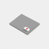 Notes collantes de post-it nommé personnalisées (Incliné)