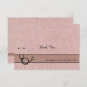 Notes coordonnées de Merci de stéthoscope de (Devant / Derrière)