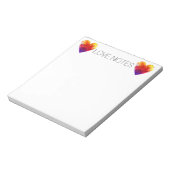 Notes d'amour Bloc-notes Rainbow (Tourné)