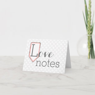 Notes d'amour Police mixte Cercles gris statio