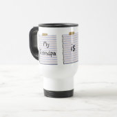 Notes d'amour pour la tasse de grand-papa (Devant gauche)