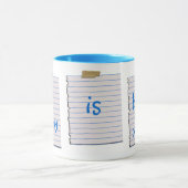 Notes d'amour pour la tasse de papa (Centre)