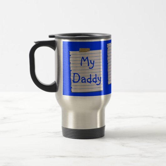 Notes d'amour pour la tasse de papa (Gauche)