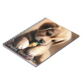 Notes d'amour sur le chiot - Journal du Carnet (Côté gauche)