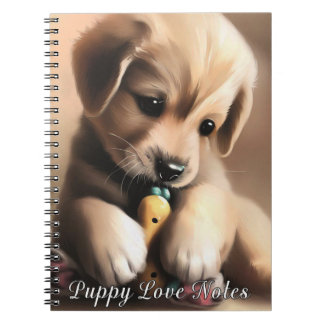Notes d'amour sur le chiot - Journal du Carnet