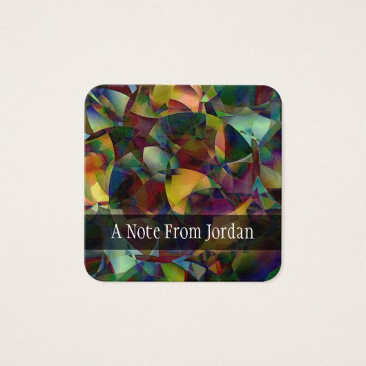 Notes d'Art numérique Abstrait personnalisées et c (Devant)