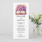 Notes de Carte de remerciements Hydrangea pour bur (Debout devant)