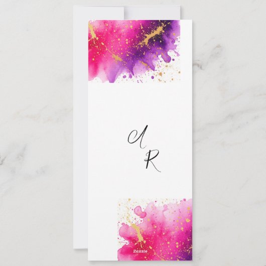 Notes de Carte de remerciements Hydrangea pour bur (Dos)