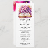 Notes de Carte de remerciements Hydrangea pour bur (Devant / Derrière)