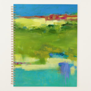 Notes de champ - Art vert Abstrait
