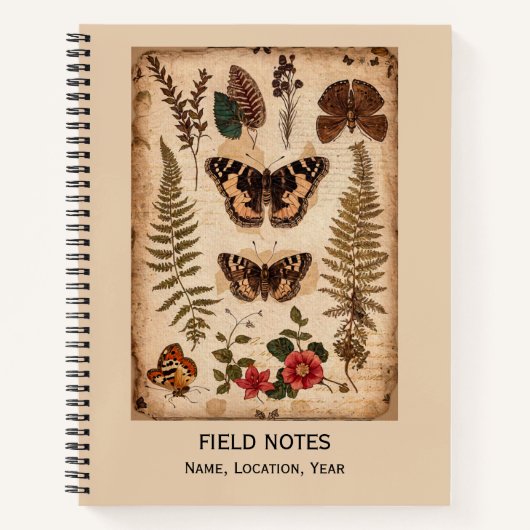 Notes de champ Papillon du journal de la nature Vi (Devant)