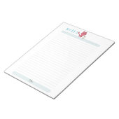 Notes de chat rose Kawaii quotidien Bloc-notes (Incliné)