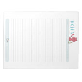 Notes de chat rose Kawaii quotidien Bloc-notes (Devant)