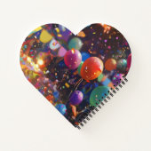 Notes de coeur - Carnet en forme de coeur (Dos)