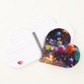 Notes de coeur - Carnet en forme de coeur (Intérieur)