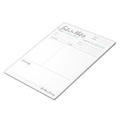 Notes de conférence Bloc-notes personnalisé (Incliné)