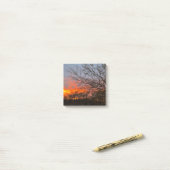 Notes de coucher de soleil -- post-it (Sur un bureau)