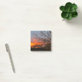 Notes de coucher de soleil -- post-it (Bureau)