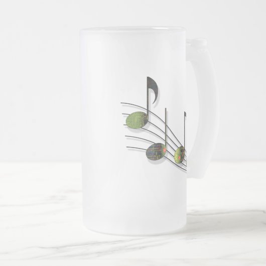 Notes de dubstep Mug (Devant droit)