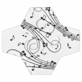 Notes de fantaisie du design musical (Plat)