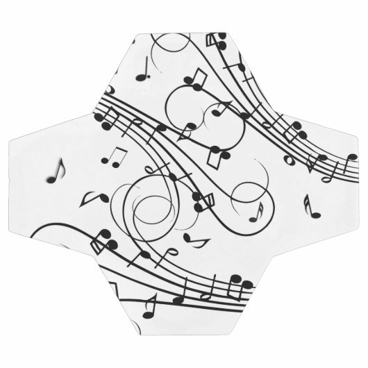 Notes de fantaisie du design musical (Plat)