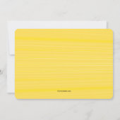 Notes de fleurs Invitation (Dos)