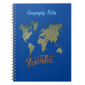 Notes de géographie Carnet pour les étudiants et l (Devant)