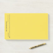 Notes de Jumbo post-it pour les organisateurs (Sur un bureau)