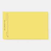 Notes de Jumbo post-it pour les organisateurs (Devant)